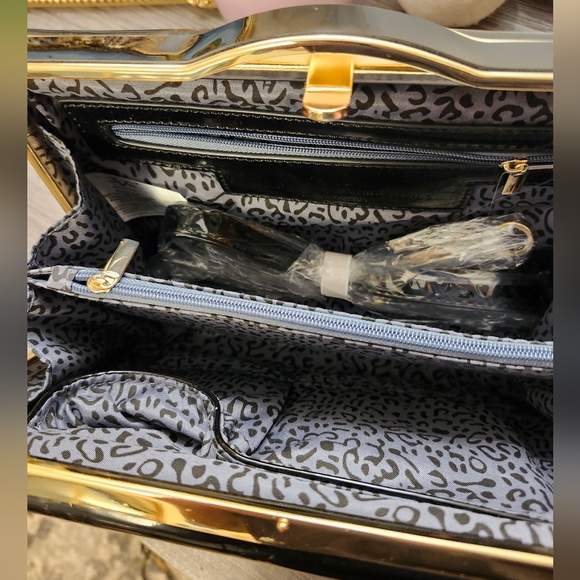 Versace v1969 Abbigliamento Black Sportivo Scarlett Frame Crossbody Bag - Picture 5 of 8